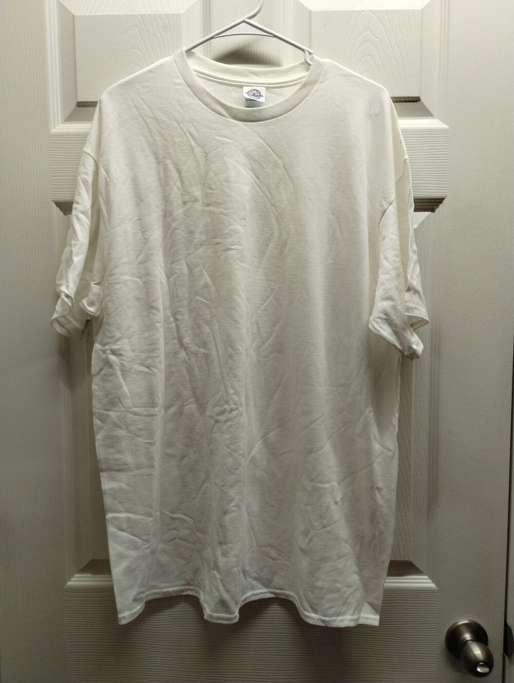 Lot of 4 NEW Delta Pro Weight Men's Size M Solid White T-Shirts Plain Blank